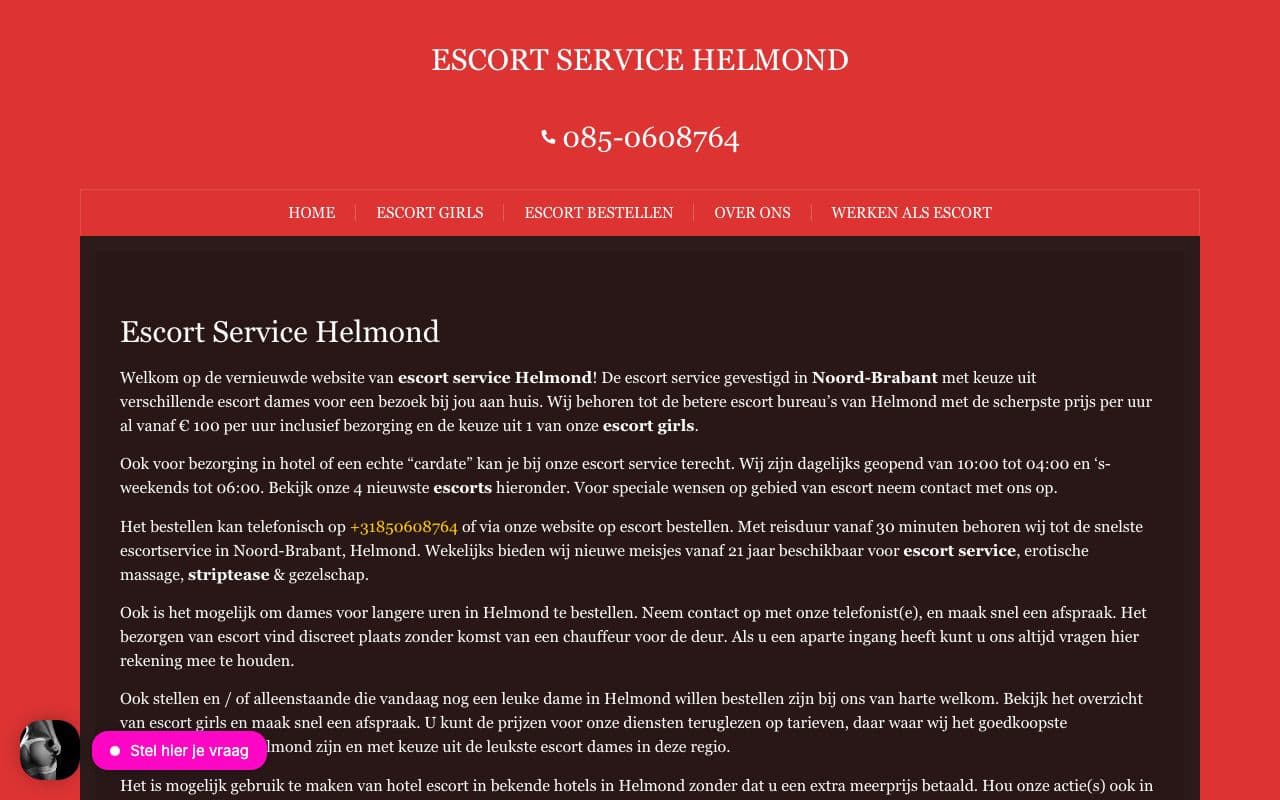 Escort Service Helmond — Betrouwbare escort service in Helmond en omstreken.