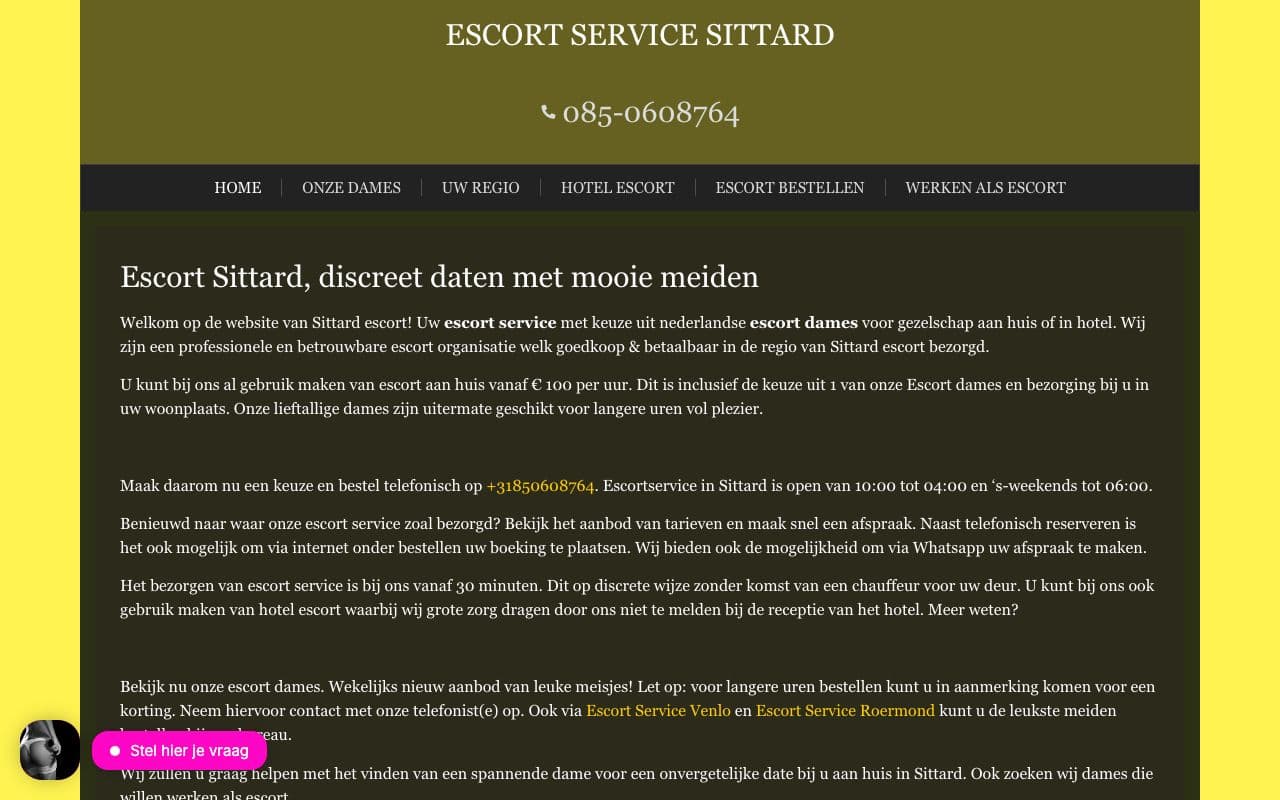 Escort Service Sittard-Geleen — Betrouwbare escort service in Sittard-Geleen en omstreken.