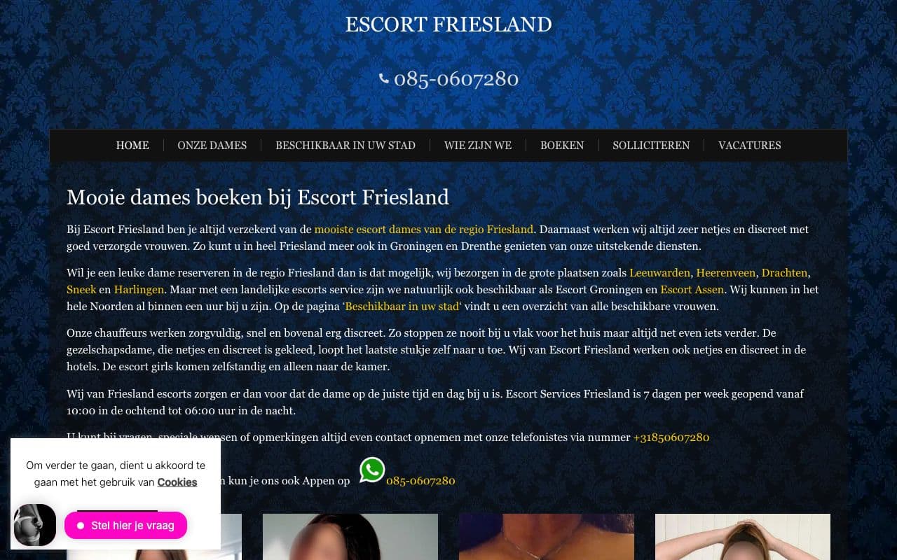 Escort Services Leeuwarden — Professionele escort service in Leeuwarden en omgeving.