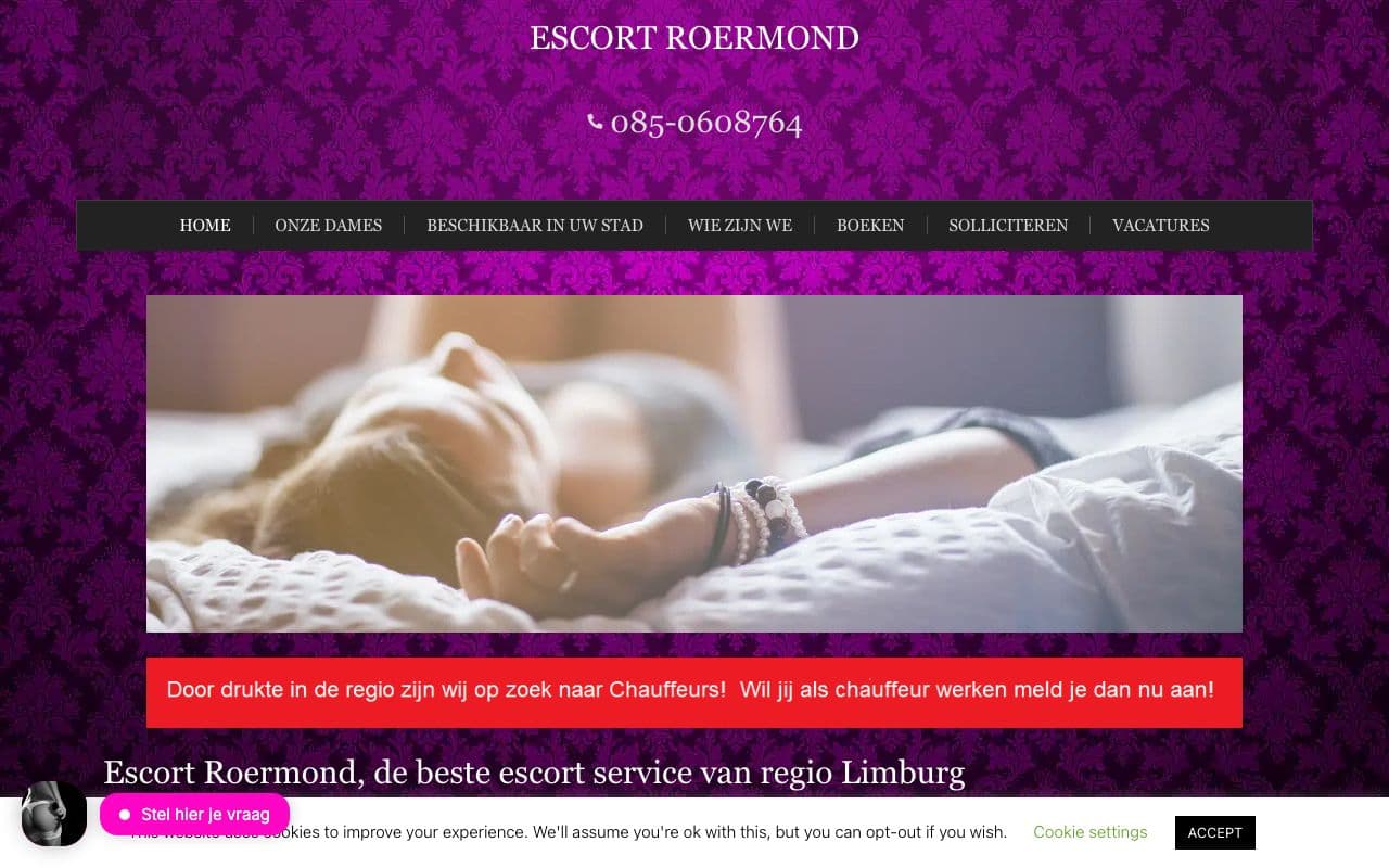 Escort Services Roermond — Professionele escort service in Roermond en omgeving.