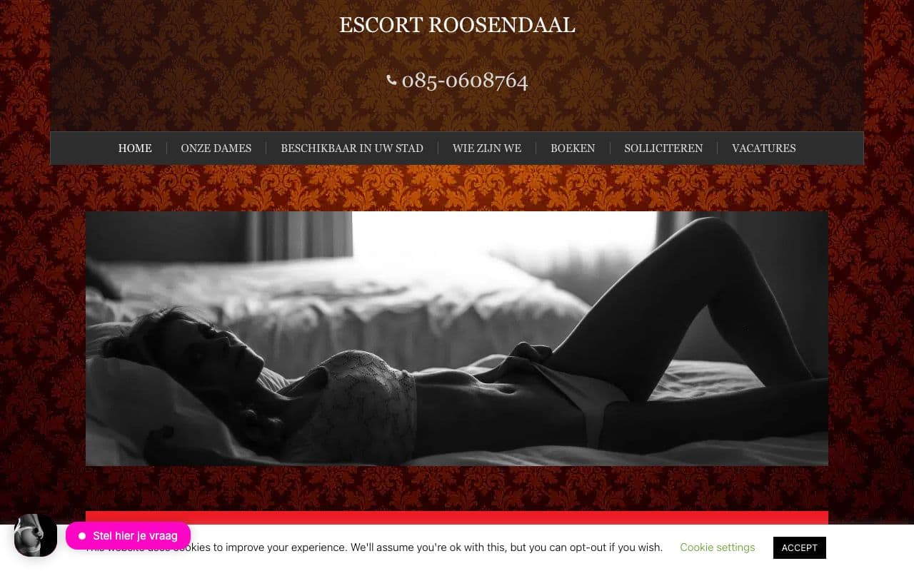 Escort Services Roosendaal — Professionele escort service in Roosendaal en omgeving.