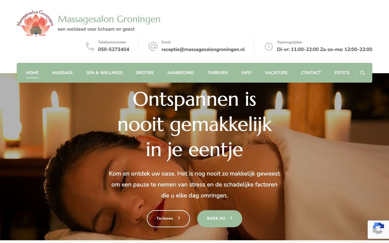 Massagesalon Groningen — Al decennia specialist in ontspannende en erotische massages in Groningen.