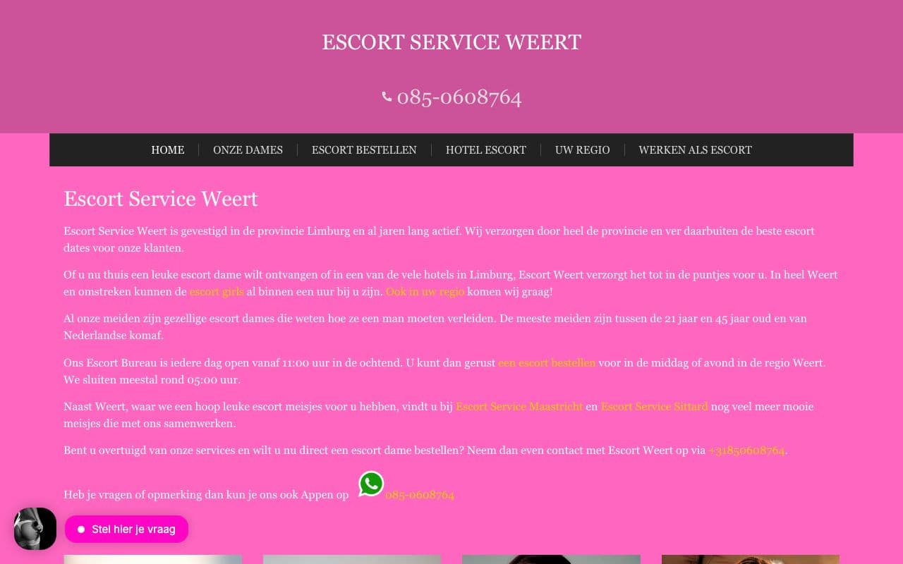 Escort Service Weert — Betrouwbare escort service in Weert en omstreken.