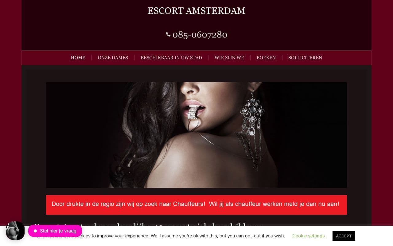 Escort Services Amsterdam — Professionele escort service in Amsterdam en omgeving.